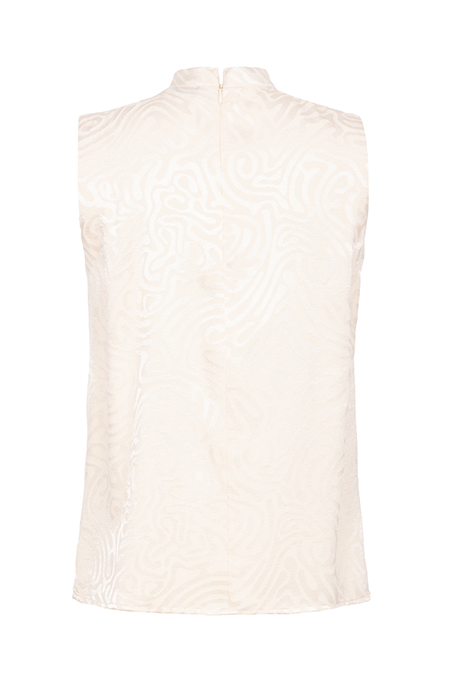 Bluza sa visokom kragnom u dezenu Tiffany Production